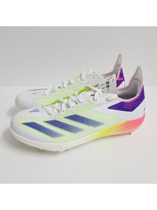NEW Adidas Adizero Electric+ Warp Speed Baseball Cleats IG3489 Size 8 White